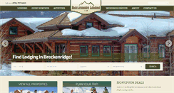Desktop Screenshot of breckenridgelodging.com